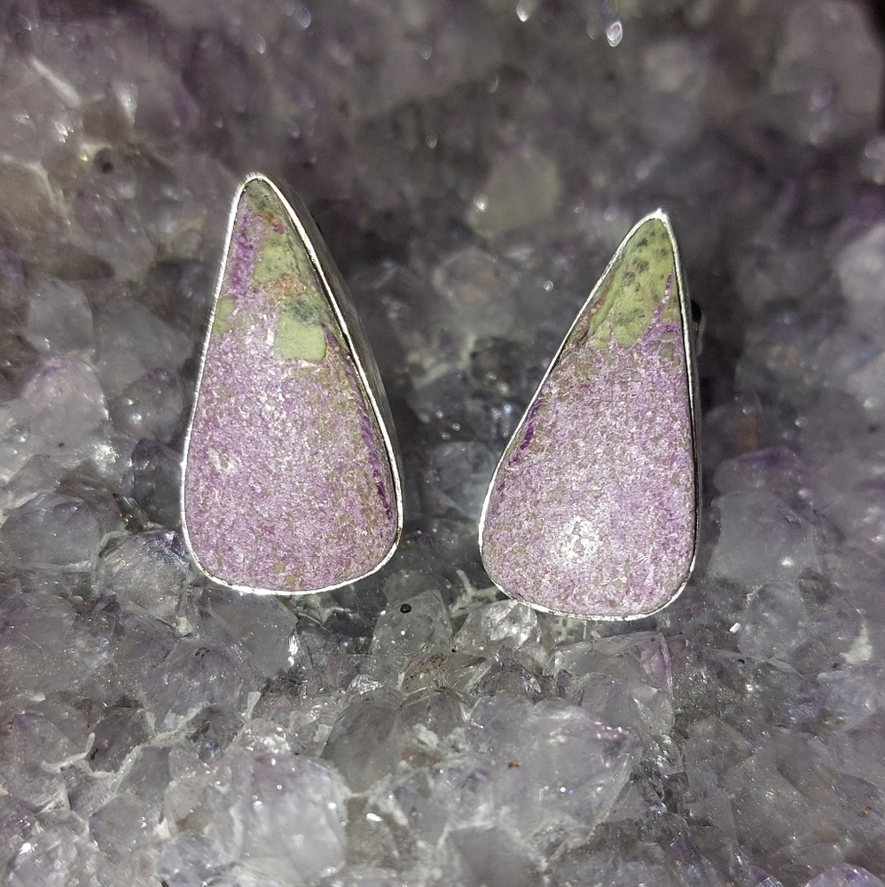 Purpurite Stud Earrings